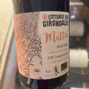 Mattaï – Rouge - Coteaux des Girondales - Francis Rousset